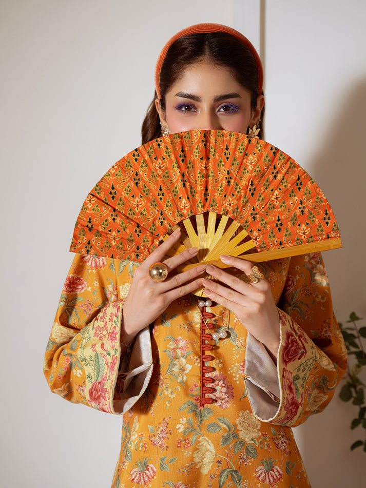 Gulaal | Summer Pret 26 | Marigold Veil - House Of Hania