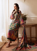 Gulaal | Velouré Printed Silk | Majestic Mosaic - House Of Hania
