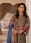 Gulaal | Velouré Printed Silk | Majestic Mosaic - House Of Hania