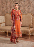Gulaal | Velouré Printed Silk | Rustic Regalia - House Of Hania