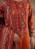 Gulaal | Velouré Printed Silk | Rustic Regalia - House Of Hania