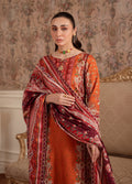 Gulaal | Velouré Printed Silk | Rustic Regalia - House Of Hania