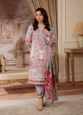 Gulaal | Velouré Printed Silk | Twilight Elegance - House Of Hania