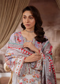 Gulaal | Velouré Printed Silk | Twilight Elegance - House Of Hania