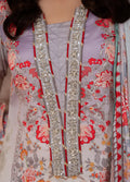 Gulaal | Velouré Printed Silk | Twilight Elegance - House Of Hania