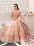 Gulaal | Wedding Formals | AFREEN GL-WS-22V1-29 (PEACH LEHNGA CHOLI) - House Of Hania