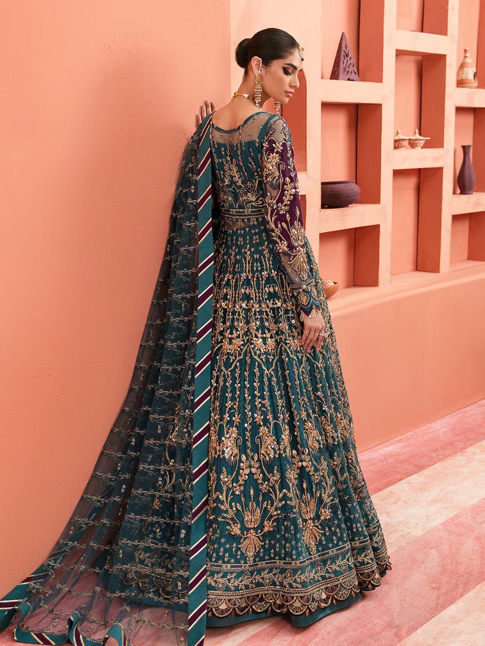 Gulaal | Wedding Formals | AYZEL GL-WS-22V1-27 (PISHWAS AND LEHNGA) - House Of Hania