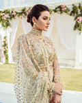 Gulaal | Wedding Formals | Cher Embroidered Net 3-Piece Suit WS-04 - House Of Hania