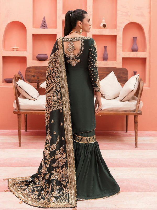 Gulaal | Wedding Formals | GL-WS-22V1-33 (SHIRT AND GHARARA) - House Of Hania
