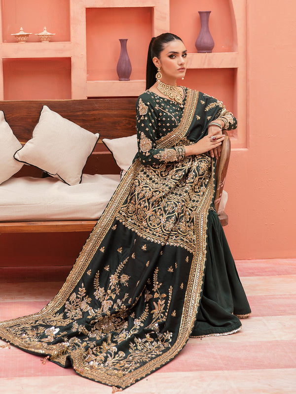 Gulaal | Wedding Formals | GL-WS-22V1-33 (SHIRT AND GHARARA) - House Of Hania