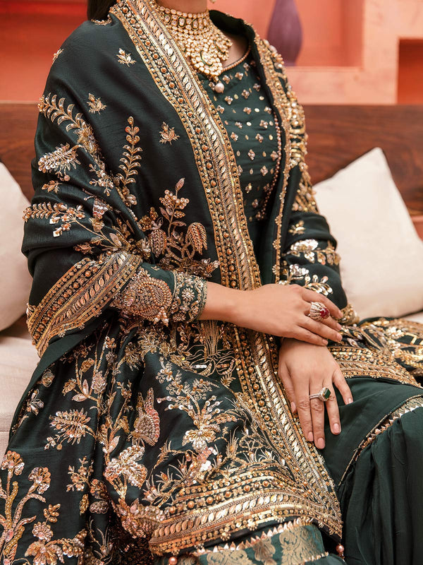 Gulaal | Wedding Formals | GL-WS-22V1-33 (SHIRT AND GHARARA) - House Of Hania