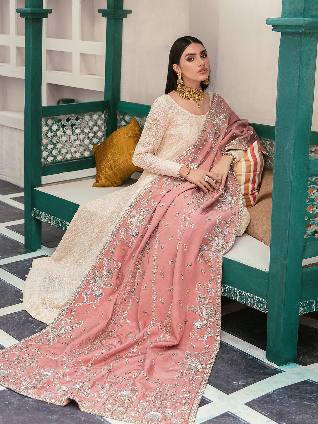 Gulaal | Wedding Formals | GL-WS-22V1-34 (PISHWAS AND CHOORIDAAR PYJAMA) - House Of Hania
