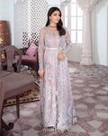 Gulaal | Wedding Formals | NAAZ EMBROIDERED NET 3-PIECE SUIT WS-09 - House Of Hania