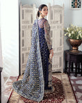 Gulaal | Wedding Formals | QAYINAAT EMBROIDERED NET 3-PIECE SUIT WS-16 - House Of Hania