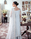 Gulaal | Wedding Formals | SAIKA EMBROIDERED NET 3-PIECE SUIT WS-20 - House Of Hania