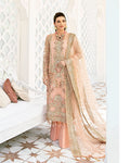 Gulaal | Wedding Formals | VOIR EMBROIDERED NET 3-PIECE SUIT WS-07 - FLEUR DE ROSE WEDDING FORMALS - House Of Hania