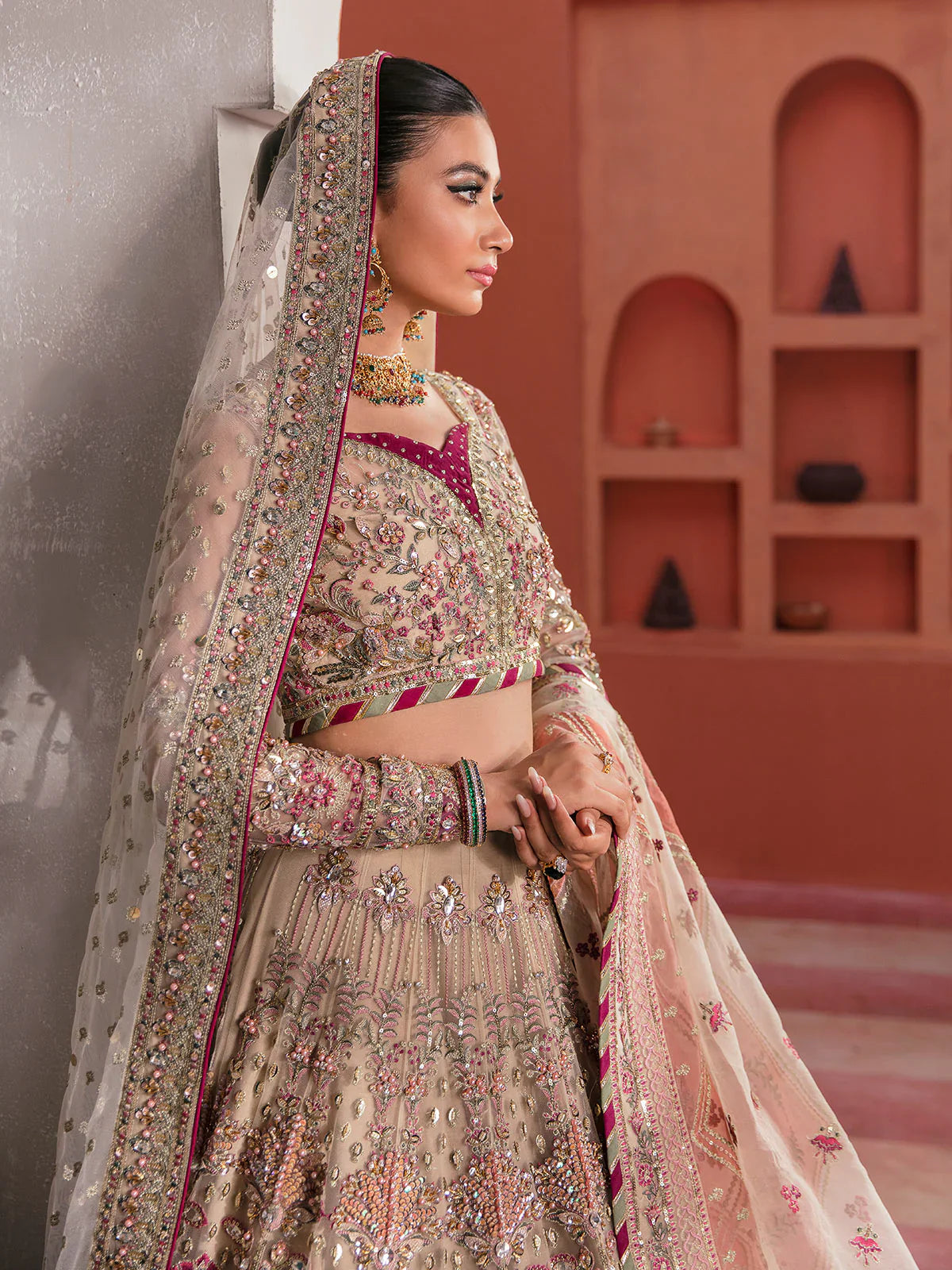 Gulaal | Zaryaab Wedding Formals Collection | Anshah GL-WS-22V1-28 - House Of Hania