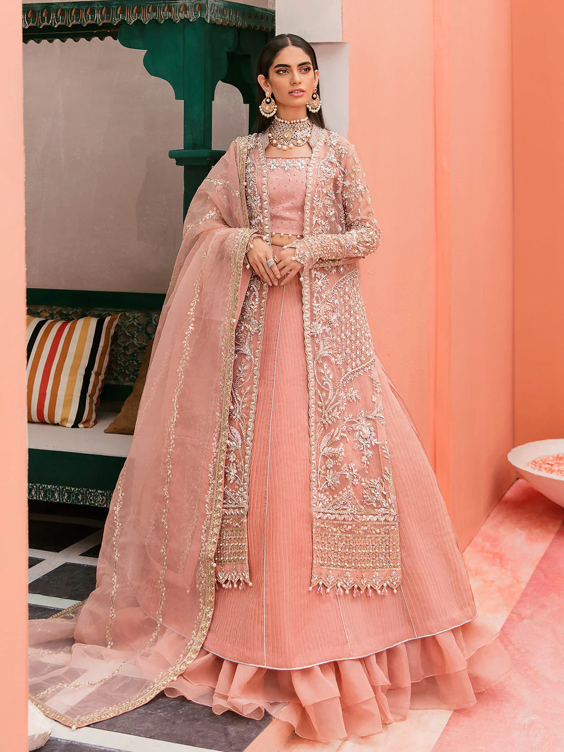 Gulaal | Zaryaab Wedding Formals Collection | Shandana GL-WS-22V1-24 - House Of Hania