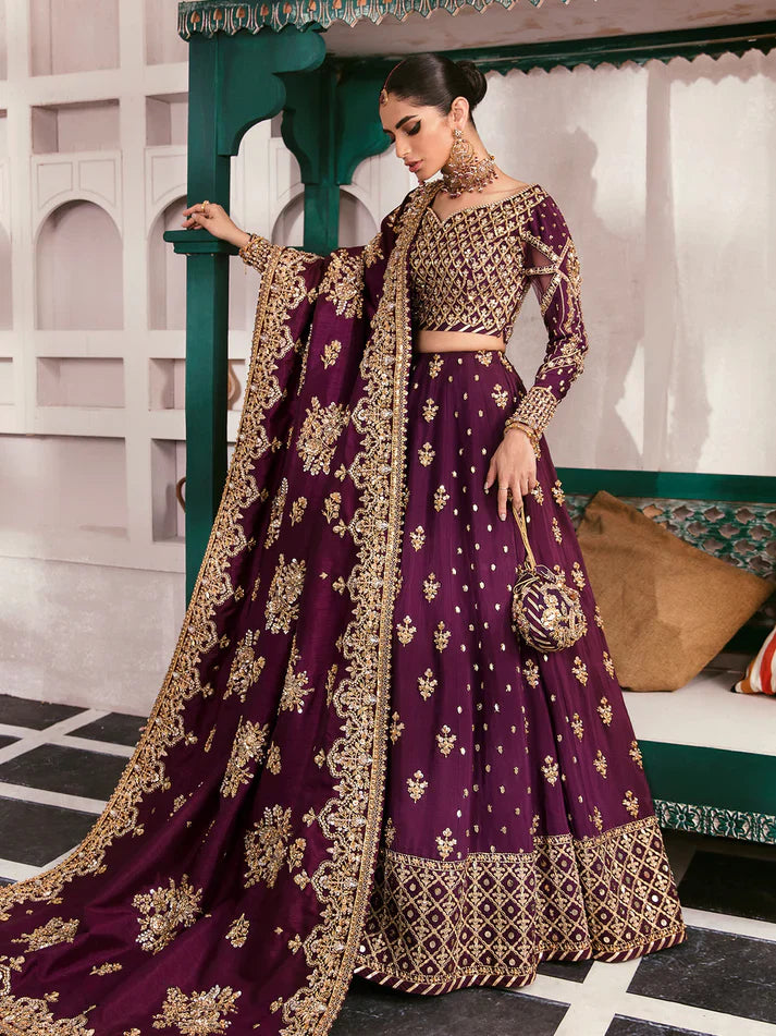 Gulaal | Zaryaab Wedding Formals Collection | Shazminah GL-WS-22V1-31 - House Of Hania