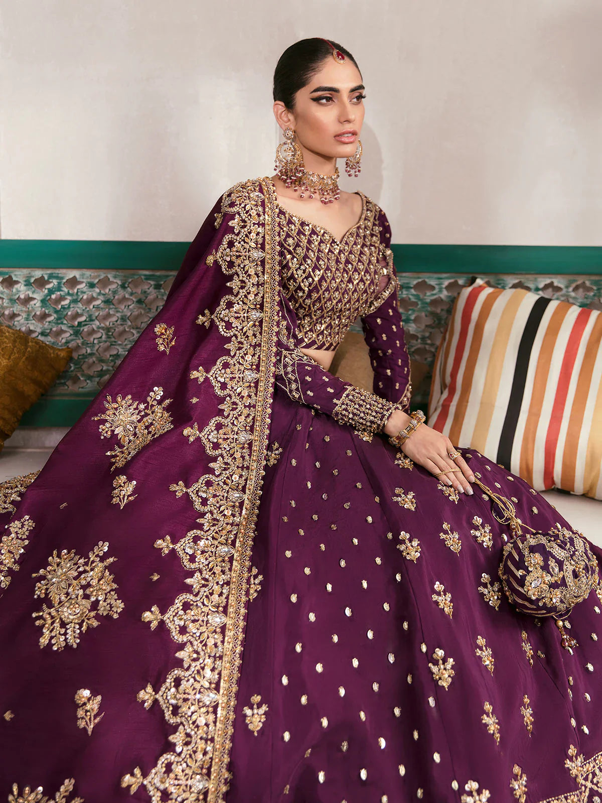 Gulaal | Zaryaab Wedding Formals Collection | Shazminah GL-WS-22V1-31 - House Of Hania