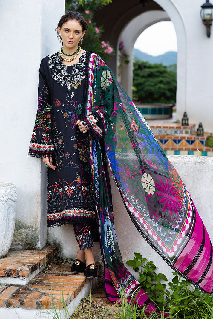 Mushq | Mirasol Printed Cambric | Medi Noche