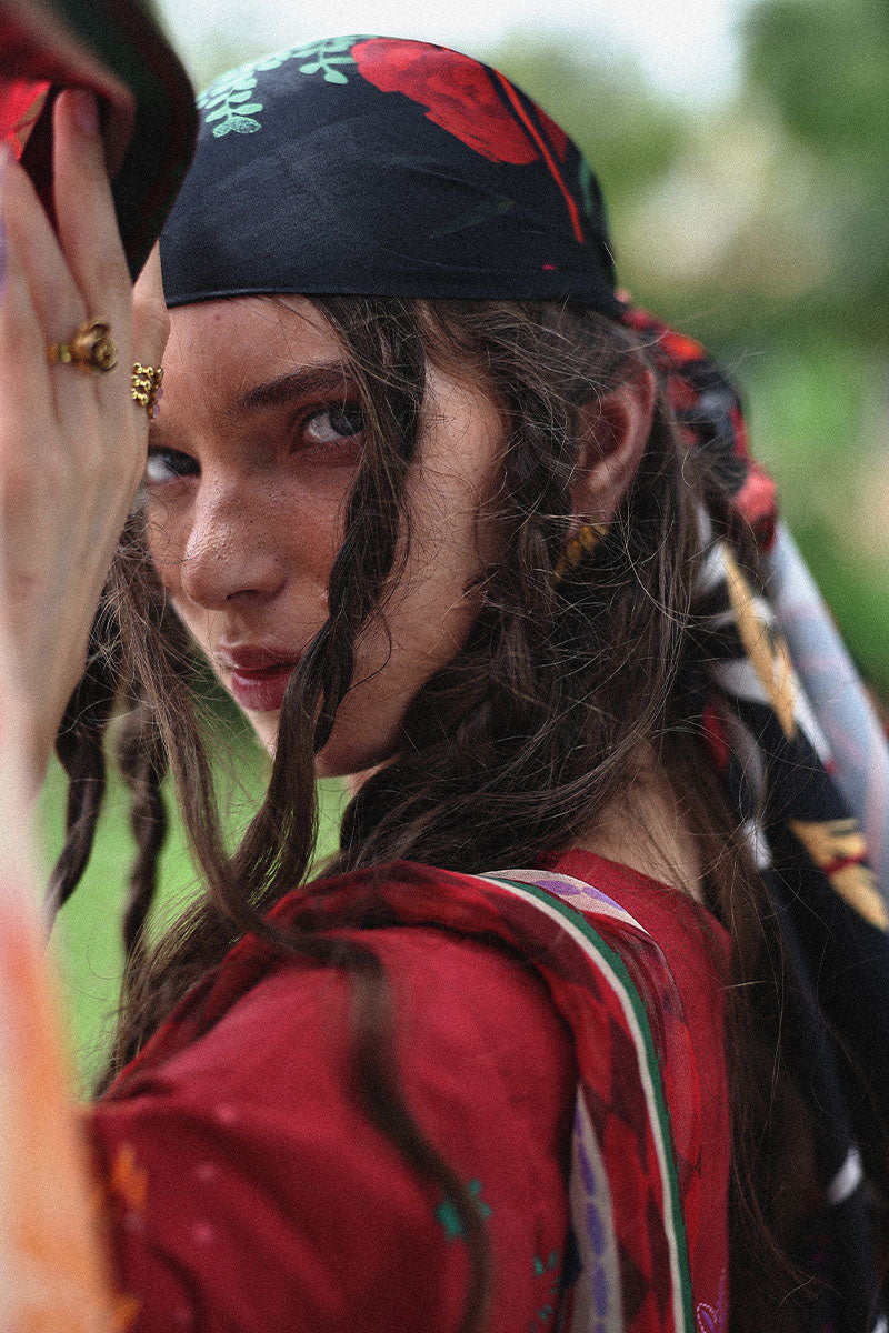 Mushq | Mirasol Printed Cambric | Amber Bosque