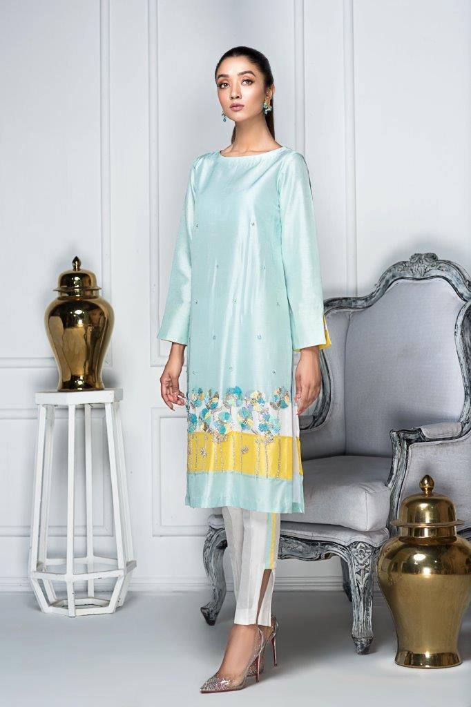 Hana | Eclectic Ready to Wear | Blue Lagoon - House Of Hania