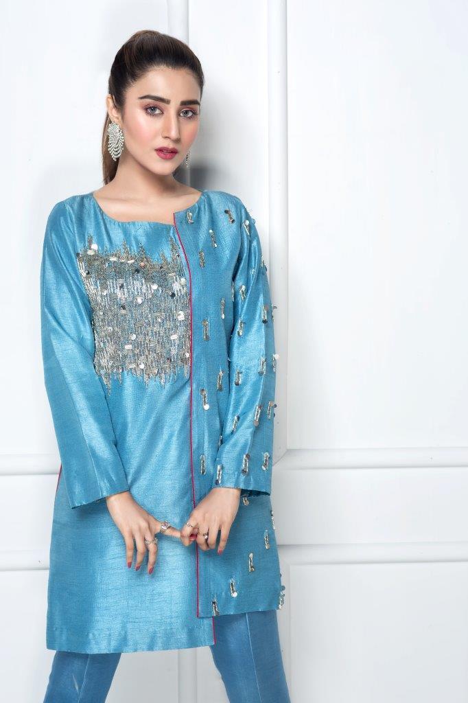 Hana | Eclectic Ready to Wear | Cerulian Spark - House Of Hania