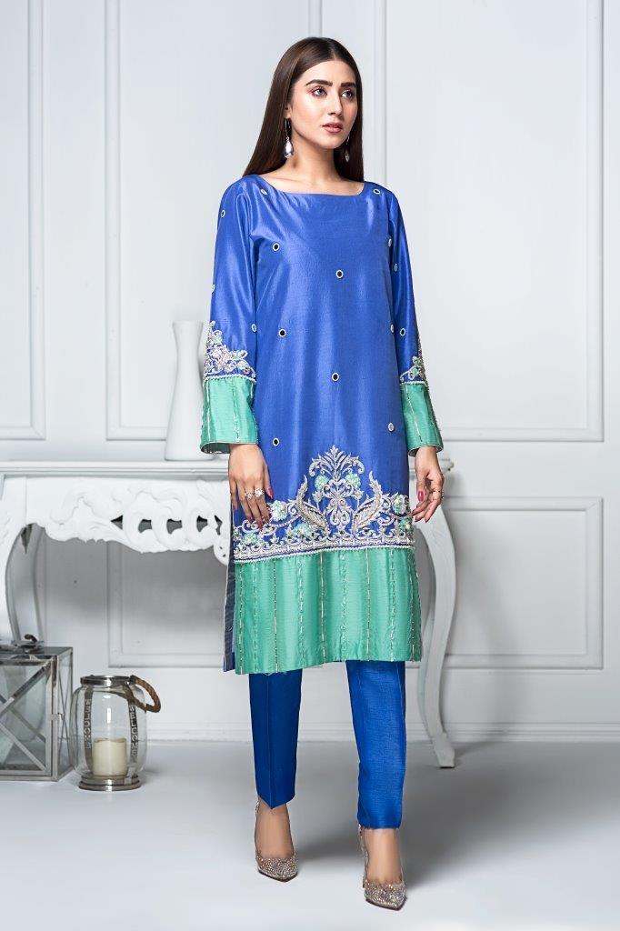 Hana | Eclectic Ready to Wear | Sapphire Twinkle - House Of Hania