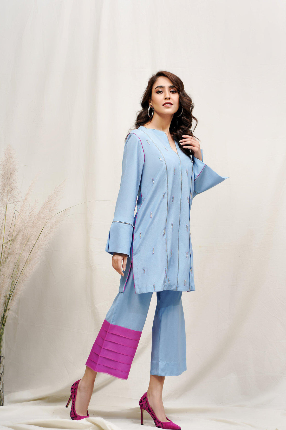 Hana | Rococo Ready to Wear | Flawless Fuschia (ROCOB-06) - House Of Hania