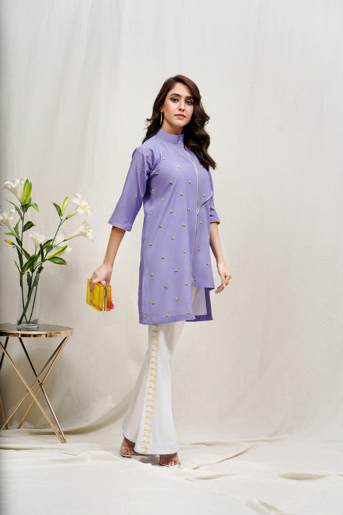 Hana | Rococo Ready to Wear | Lavender(ROCOB-05) - House Of Hania