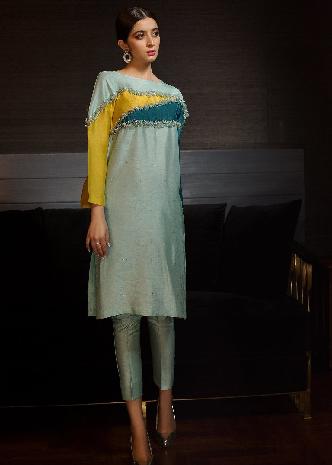 Hana | Serendipity Ready to Wear | Lemongrass Play - House Of Hania