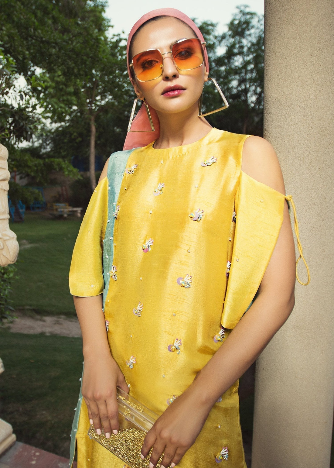 Hana | Serendipity Ready to Wear | Mango Slime - House Of Hania