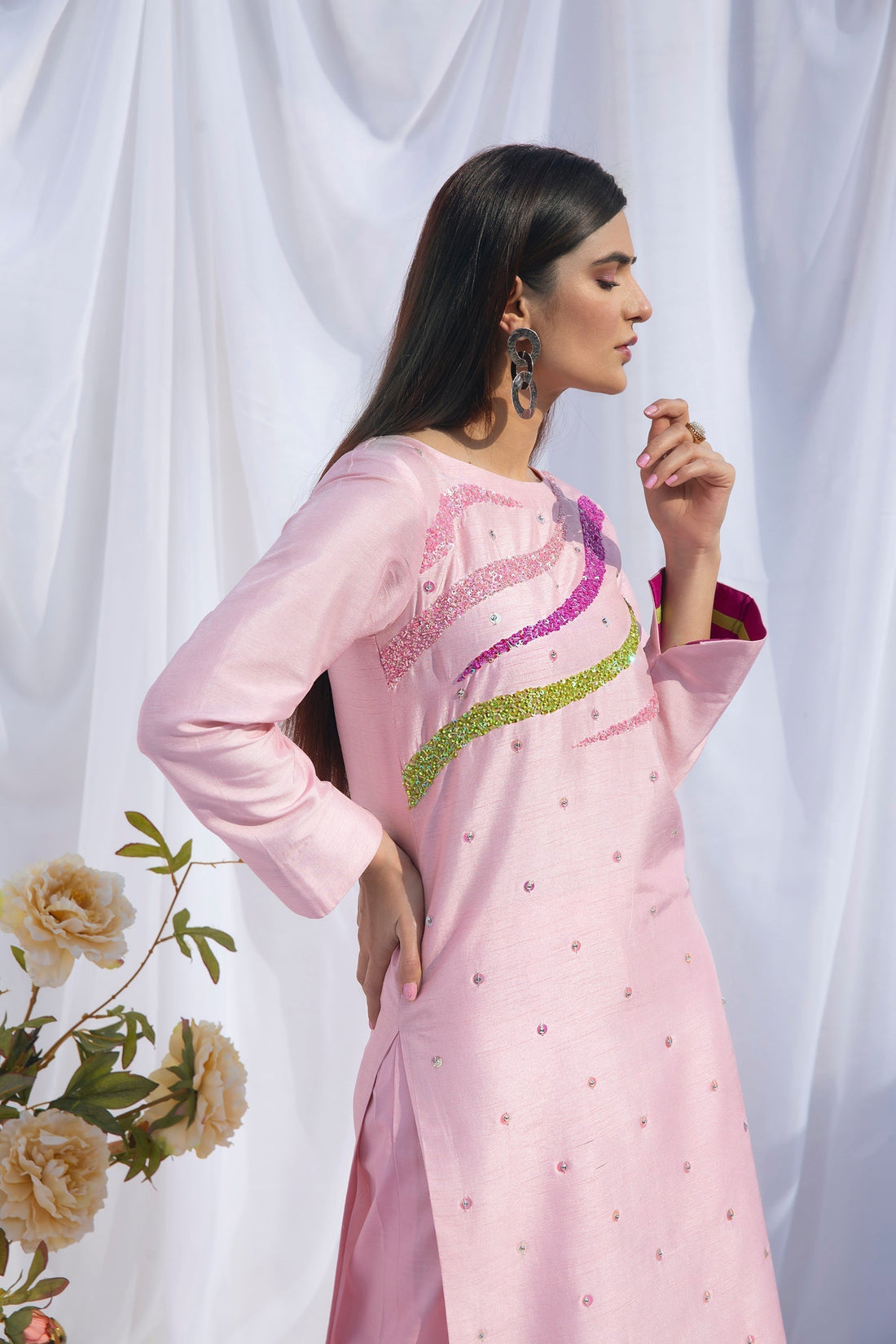 Hana | Viridity Ready to Wear | Curvy Candy-VRT-007 - House Of Hania