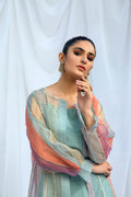 Hana | Viridity Ready to Wear | Island Teal -VRT-009 - House Of Hania
