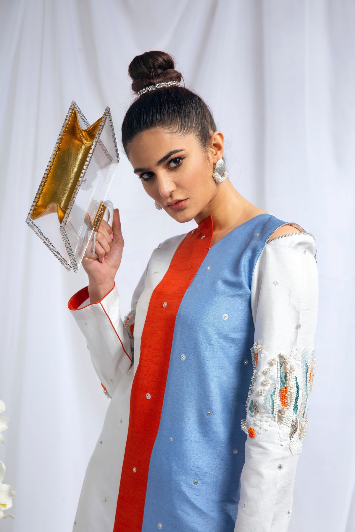 Hana | Viridity Ready to Wear | Marlin -VRT-012 - House Of Hania
