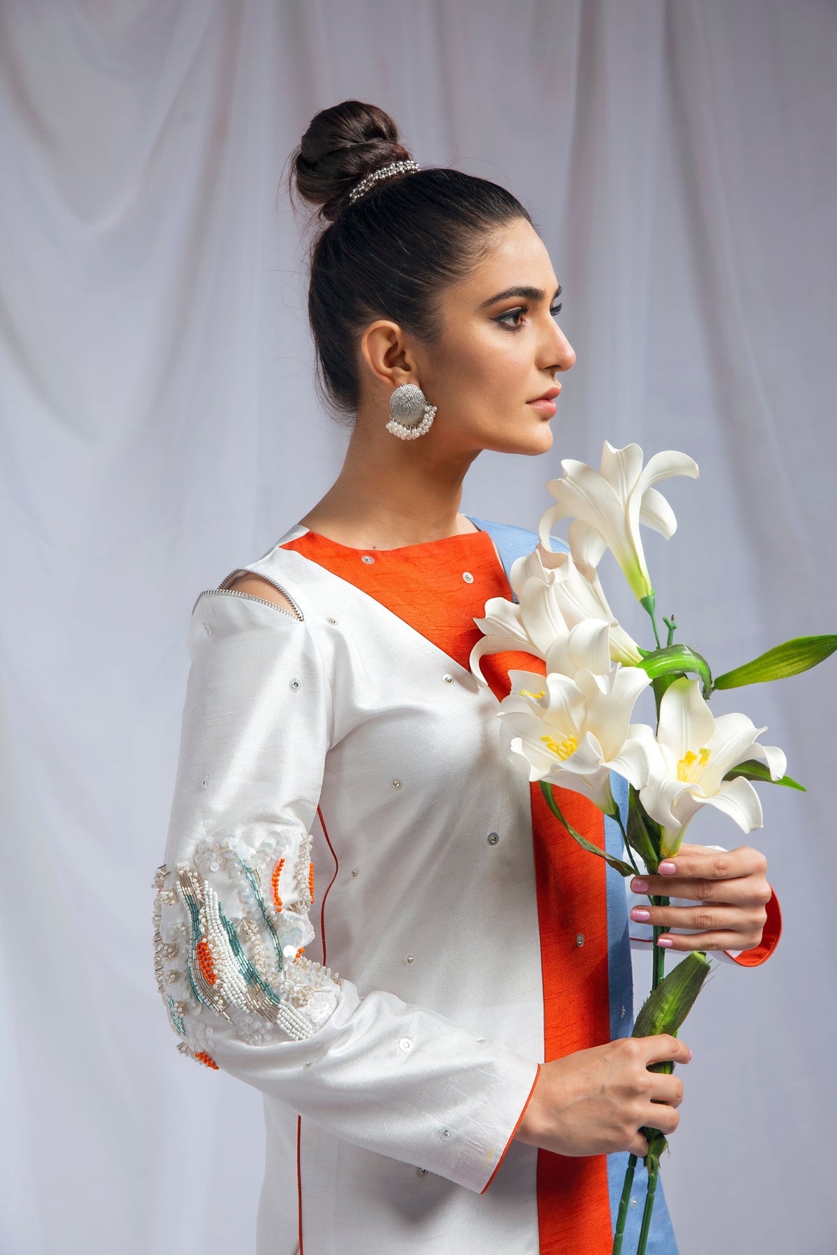 Hana | Viridity Ready to Wear | Marlin -VRT-012 - House Of Hania