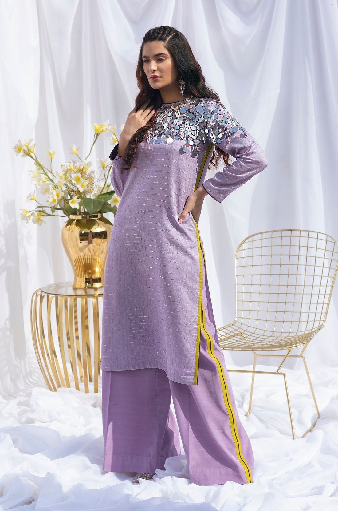 Hana | Viridity Ready to Wear | Opera-VRT-004 - House Of Hania