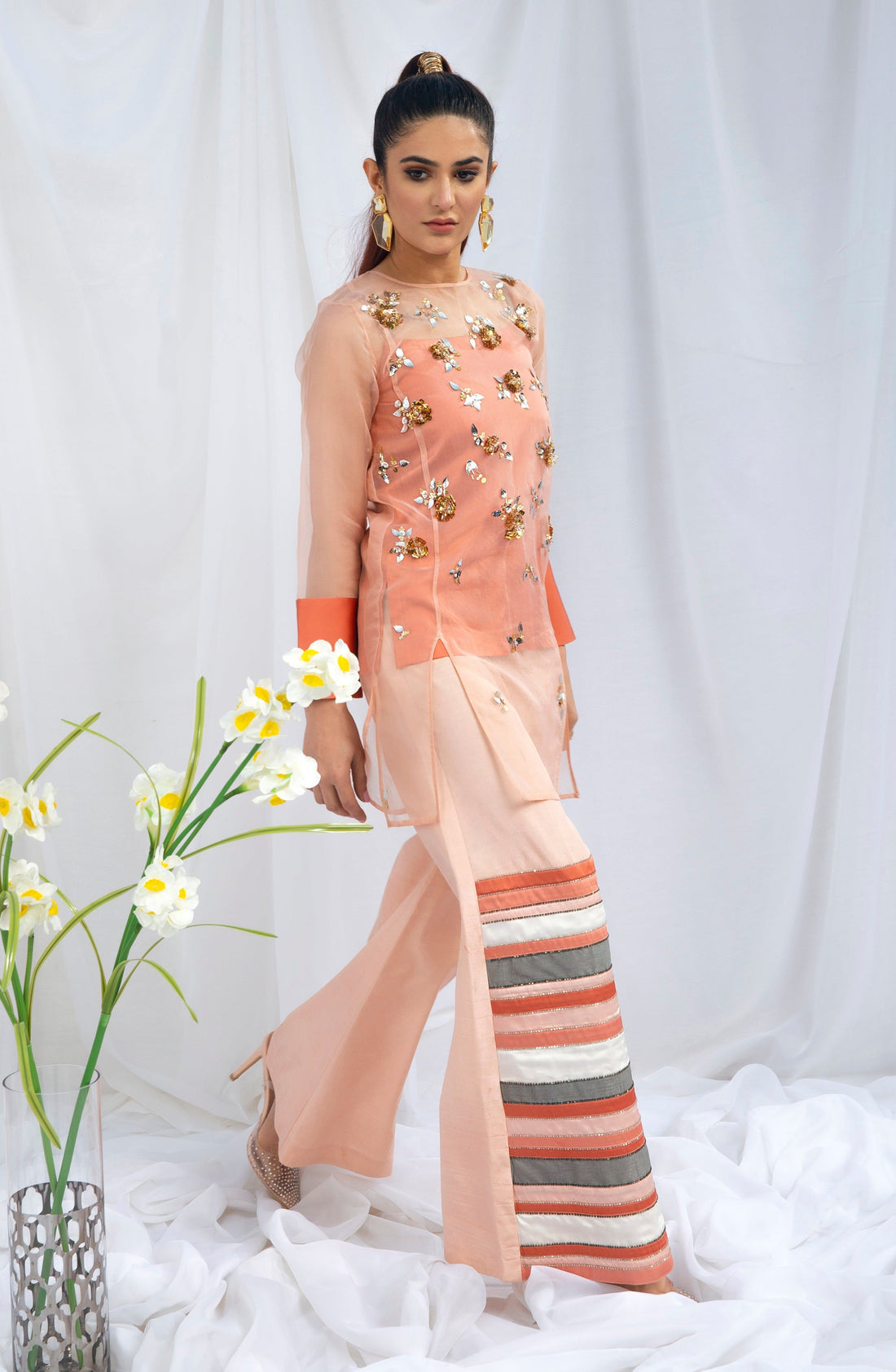 Hana | Viridity Ready to Wear | Tiffany-VRT-005 - House Of Hania