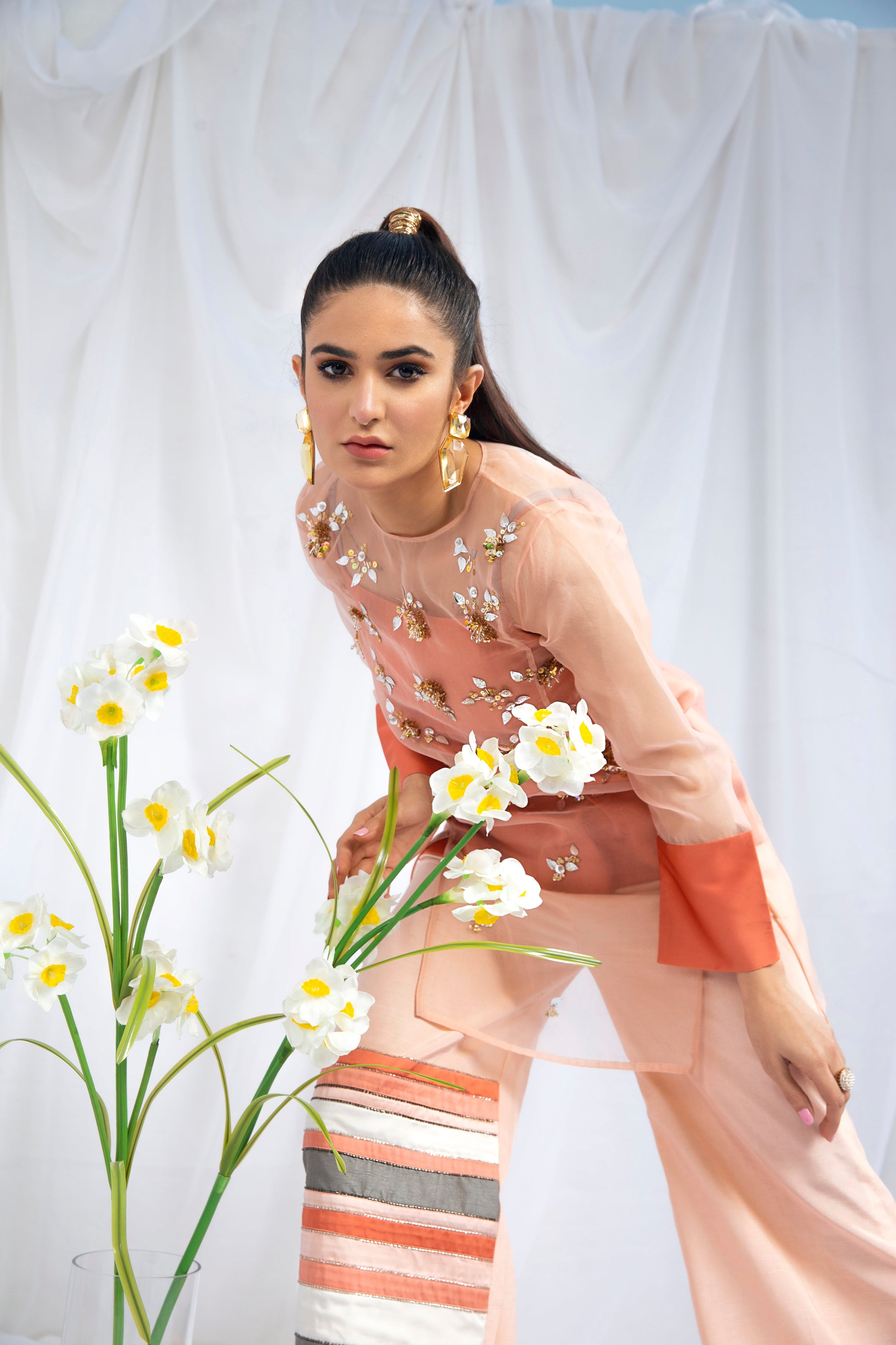 Hana | Viridity Ready to Wear | Tiffany-VRT-005 - House Of Hania