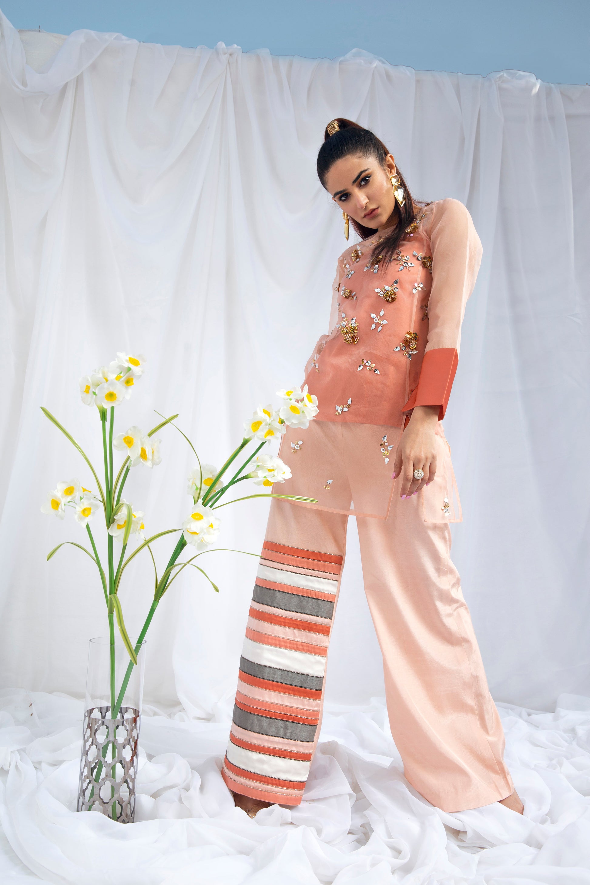 Hana | Viridity Ready to Wear | Tiffany-VRT-005 - House Of Hania