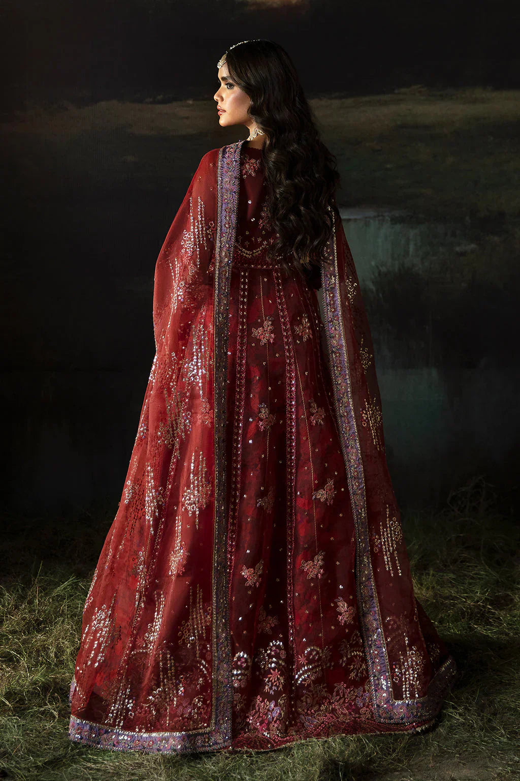 Hayat by Afrozeh Embroidered Organza 3Pc Suit AFH-24-02 ANAYA - House Of Hania