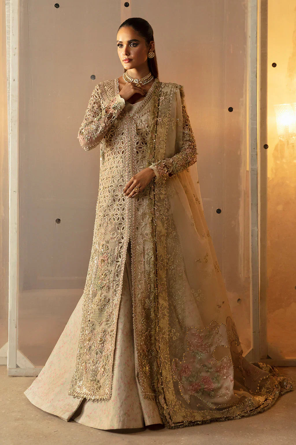 Hayat by Afrozeh Embroidered Organza 3Pc Suit AFH-24-05 ANIQA - House Of Hania