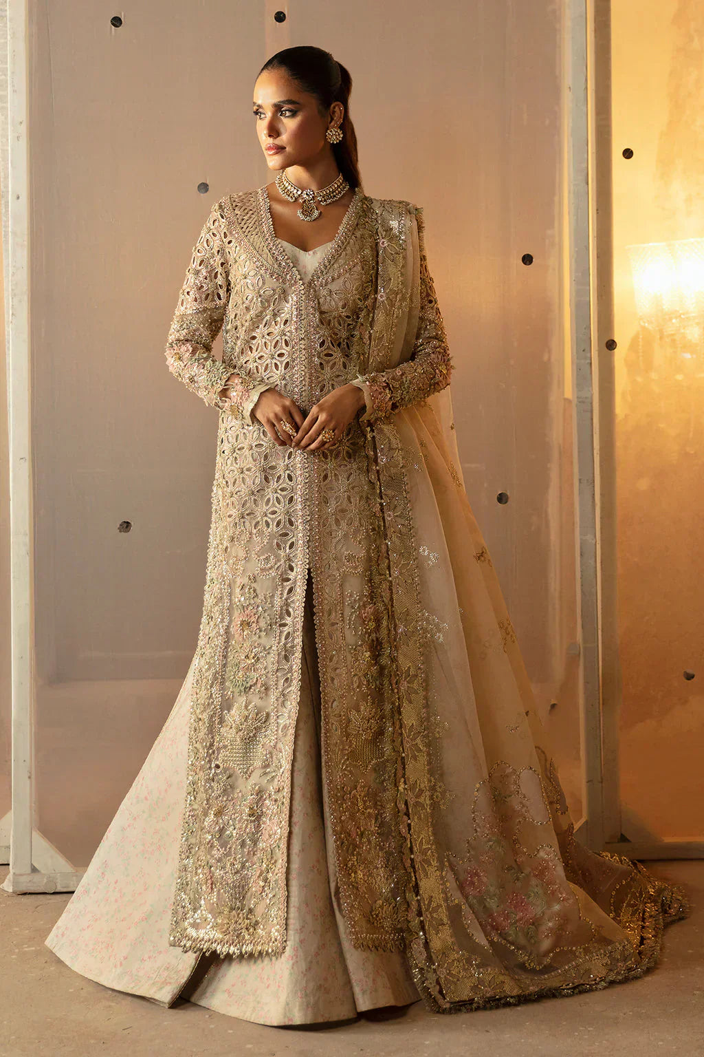 Hayat by Afrozeh Embroidered Organza 3Pc Suit AFH-24-05 ANIQA - House Of Hania