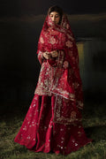 Hayat by Afrozeh Embroidered Organza 3Pc Suit AFH-24-07 ABEER - House Of Hania