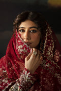 Hayat by Afrozeh Embroidered Organza 3Pc Suit AFH-24-07 ABEER - House Of Hania