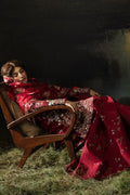 Hayat by Afrozeh Embroidered Organza 3Pc Suit AFH-24-07 ABEER - House Of Hania