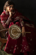 Hayat by Afrozeh Embroidered Organza 3Pc Suit AFH-24-07 ABEER - House Of Hania