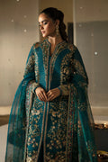 Hayat by Afrozeh Embroidered Organza 3Pc Suit AFH-24-09 MEERUB - House Of Hania