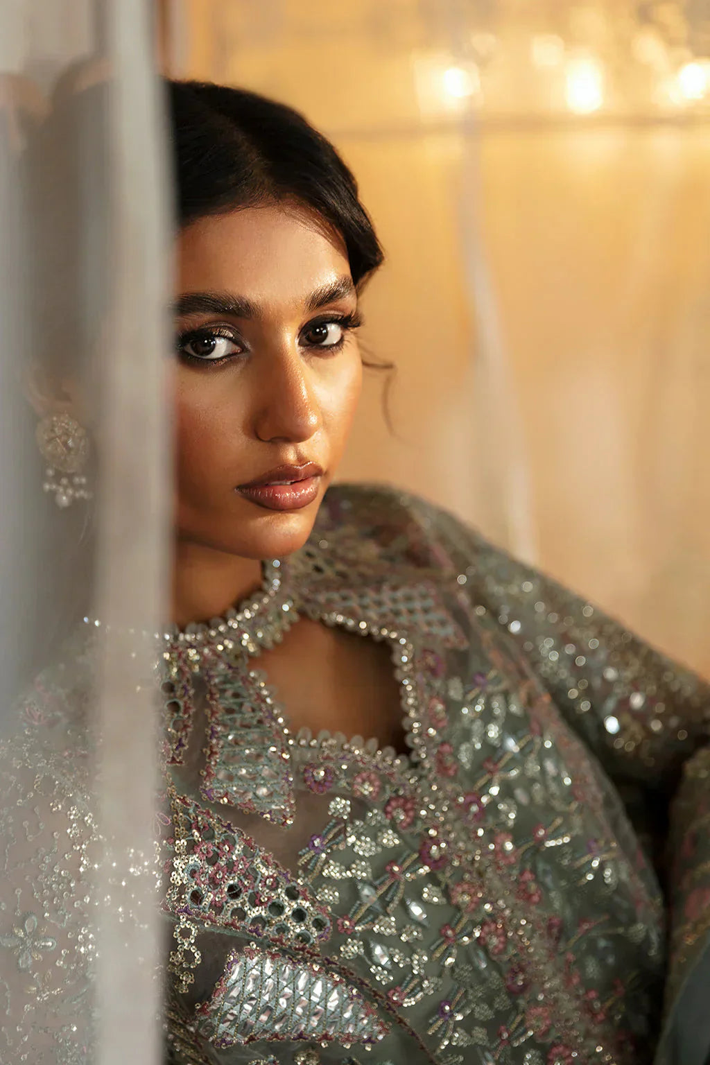 Hayat by Afrozeh Embroidered Organza 3Pc Suit AFH-24-10 TARA - House Of Hania